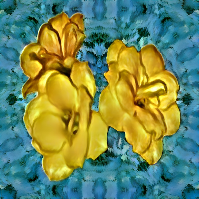gold flowers