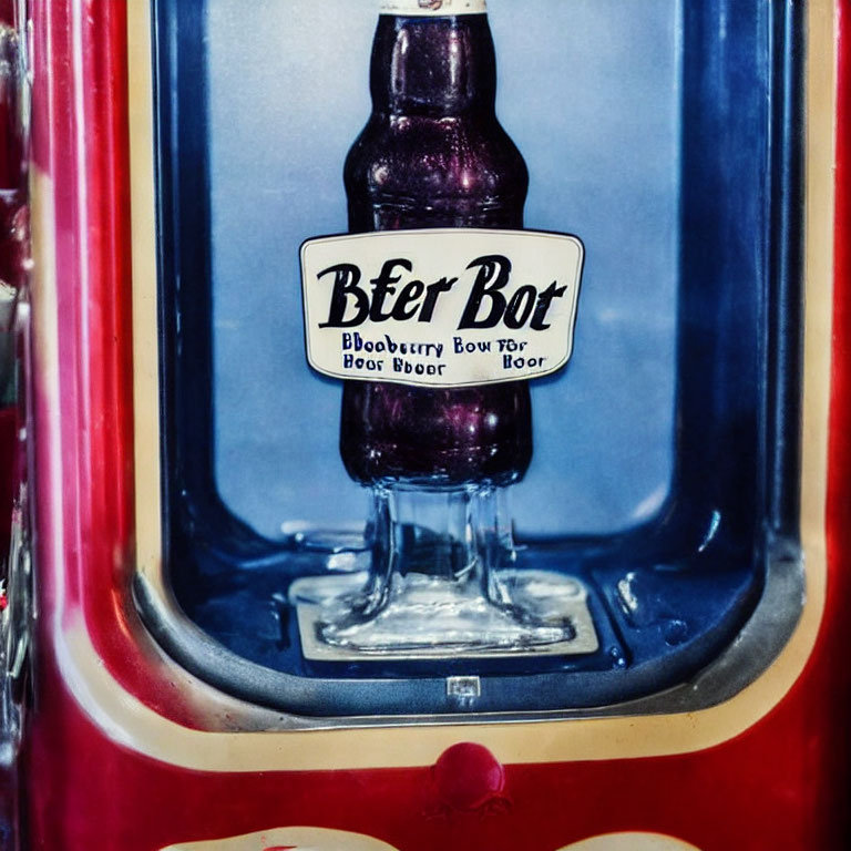 Novelty Beer Tap Dispenser with Inverted Bottle for "Bbooberry Bow Tor B