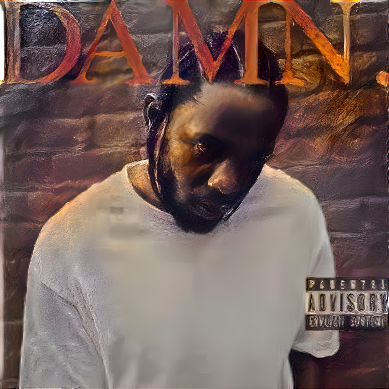 Damn Kendrick Lamar album cover