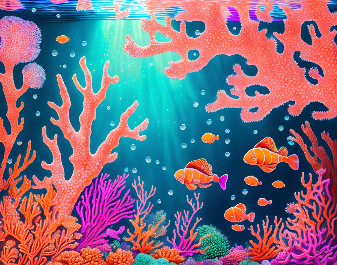 An underwater landscape