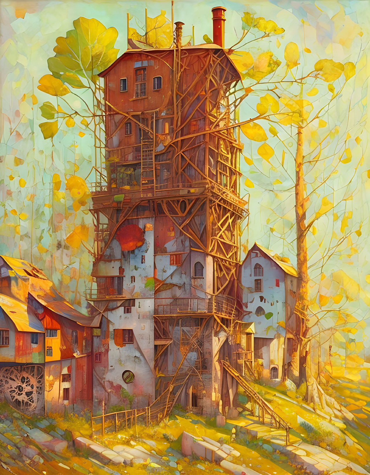 Mill in Sunlight