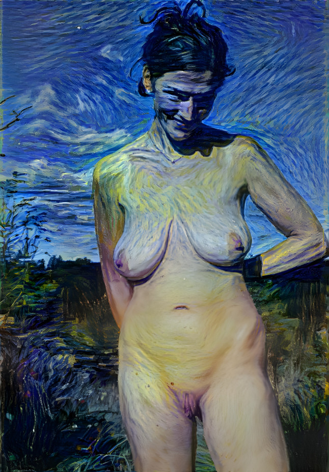 Nude portrait of Ismene 