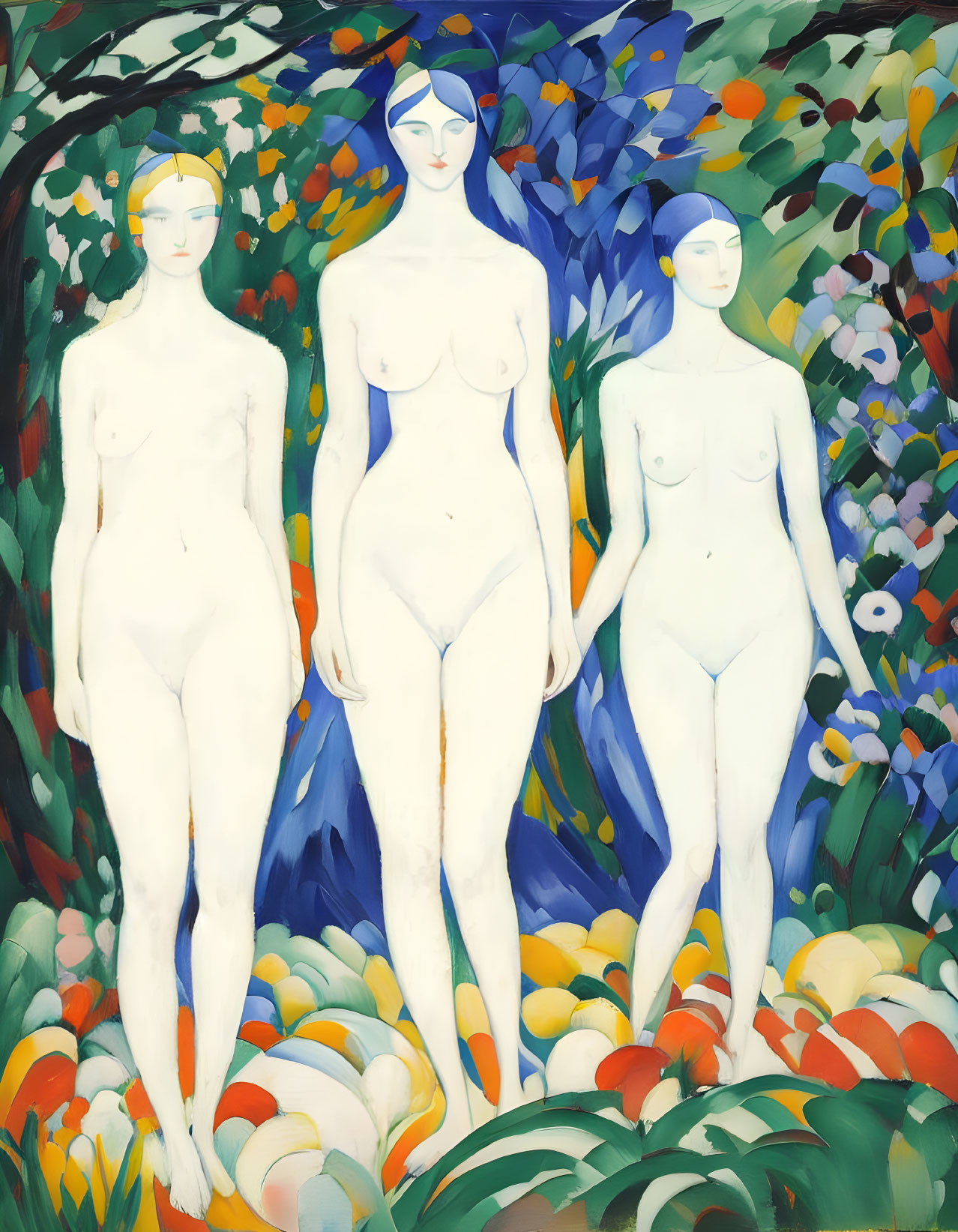 3 Bathers, Kazimir Malevich