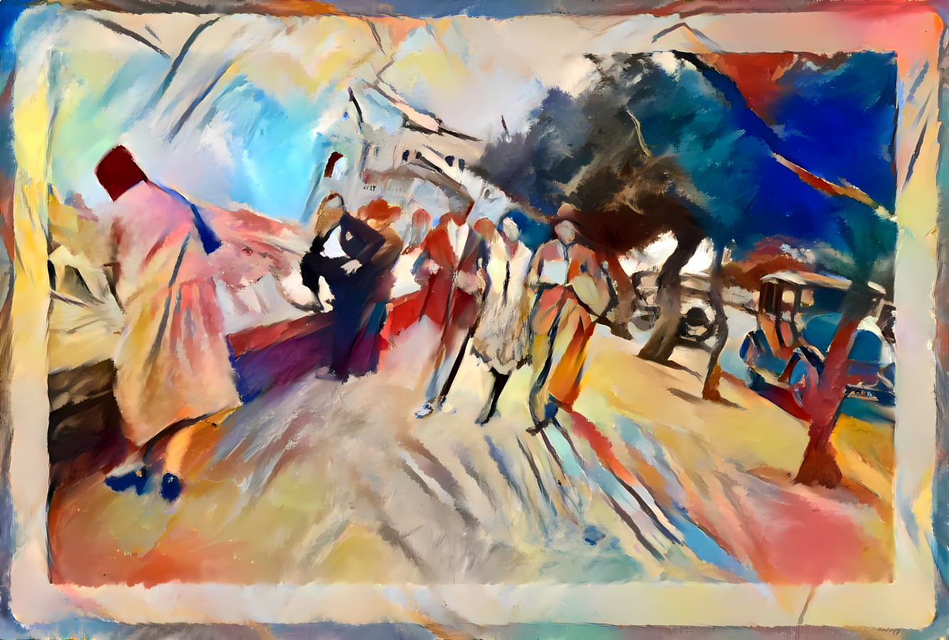 Nina & Wassily Kandinsky and Paul Klee in Hendaye