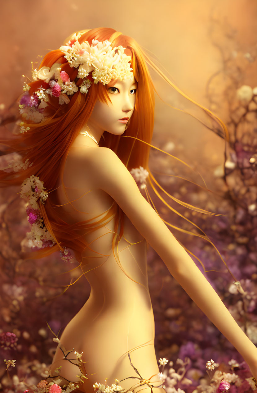 Asian Floral Princess