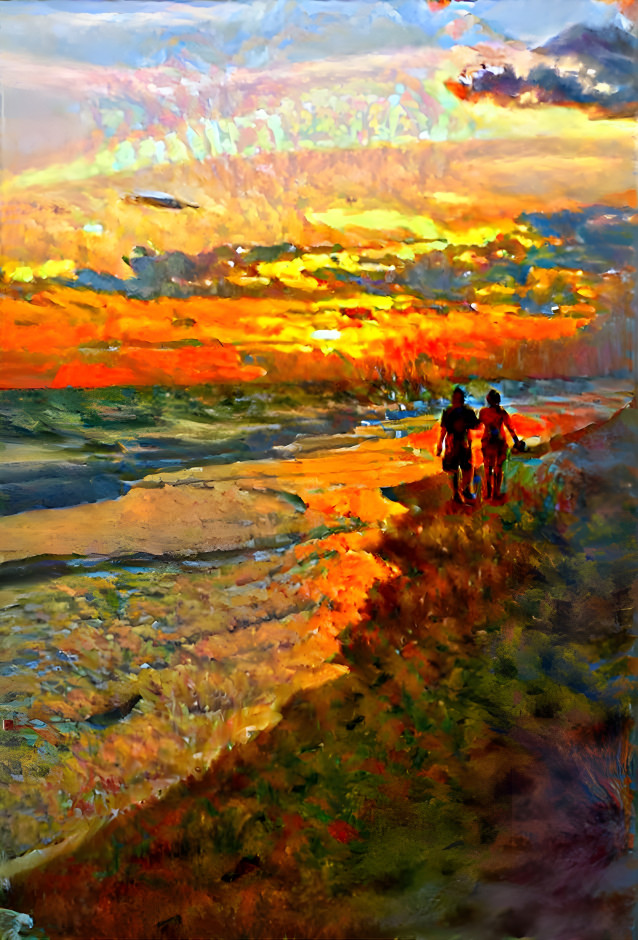 Sunset Beach Walk