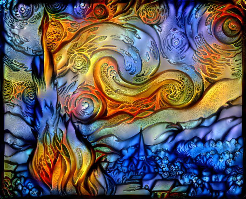 A Starry Swirly Night