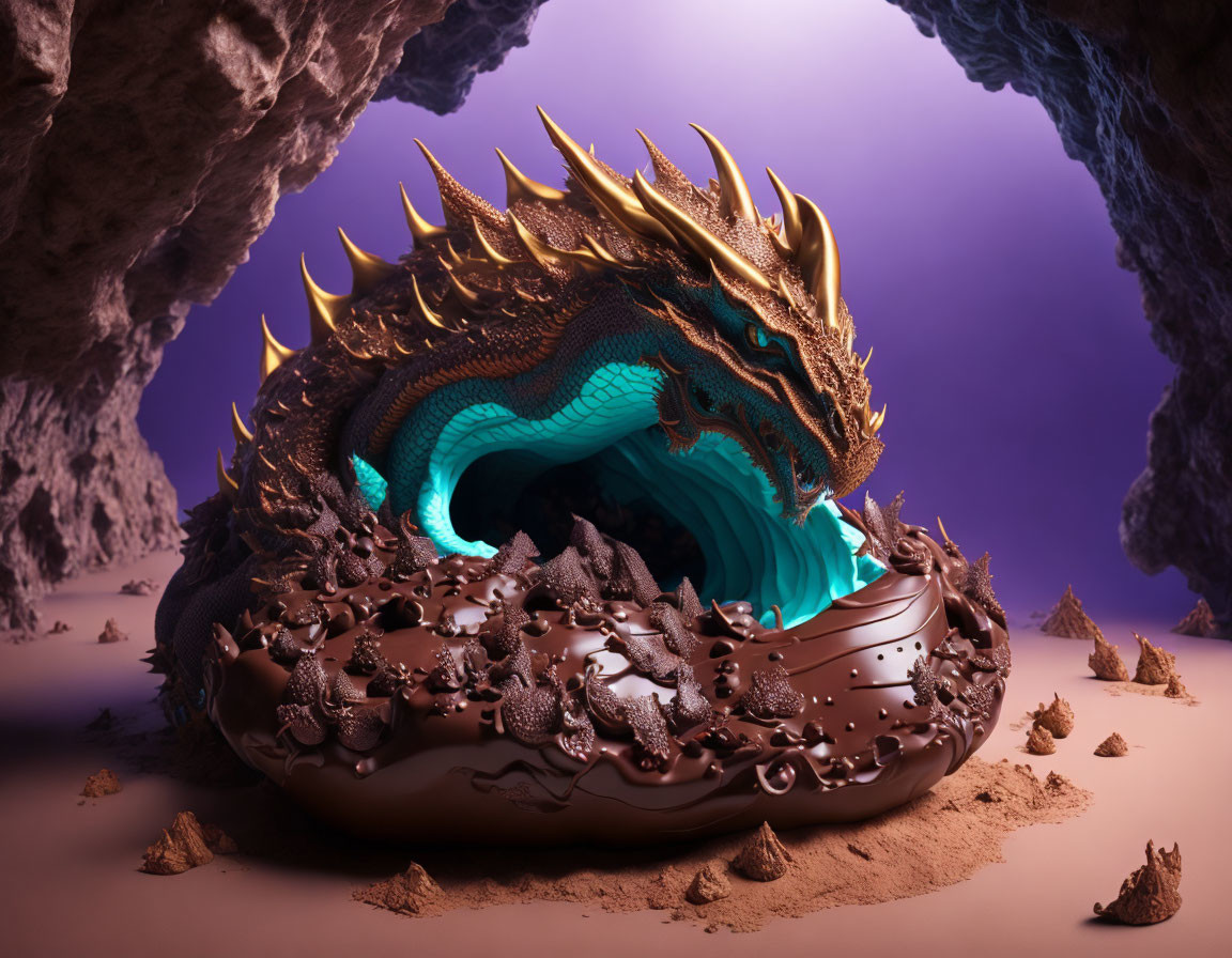 Chocolate dragon
