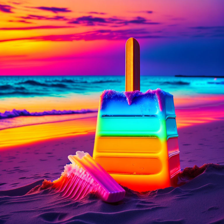 Popsicle sunset