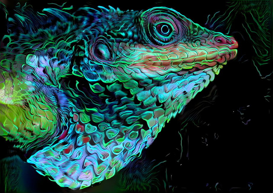 Watercolor Chameleon