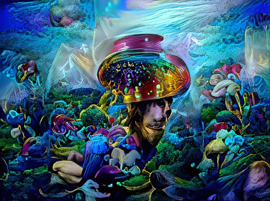 Magic potion mushroom