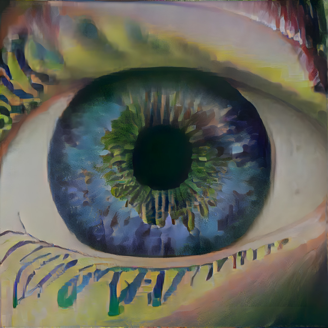 AI Rainbow eye 1