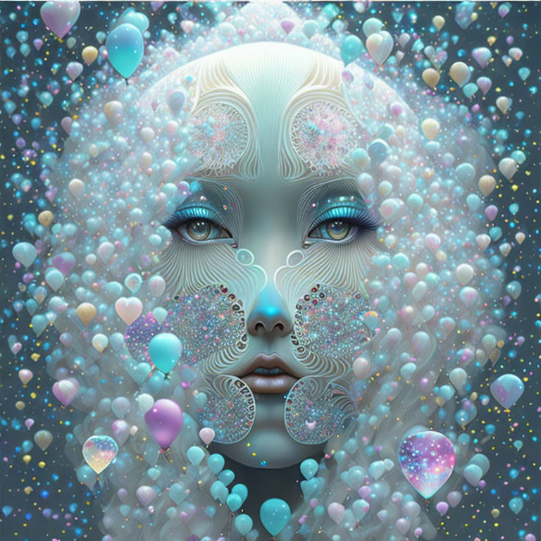 Bubble woman
