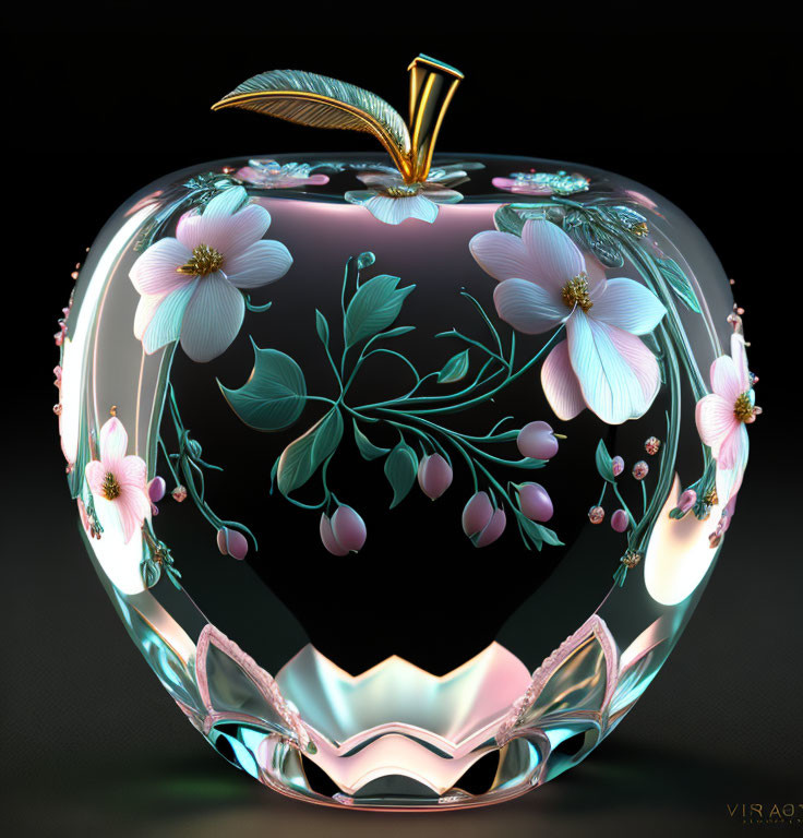 Glass Flower Apple