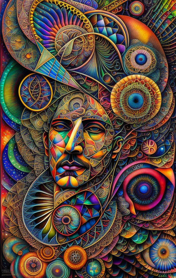 Psychedelic man 