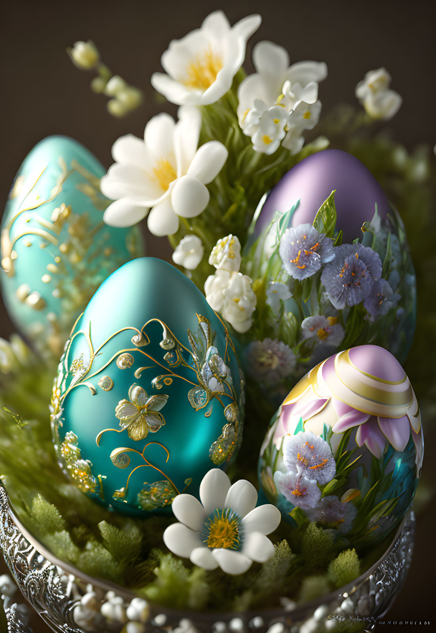 Dainty Easter eggs