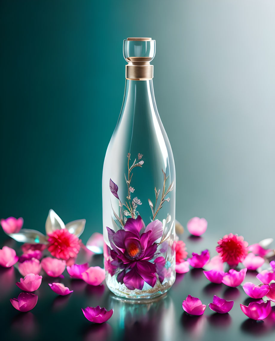 Bottled flowers