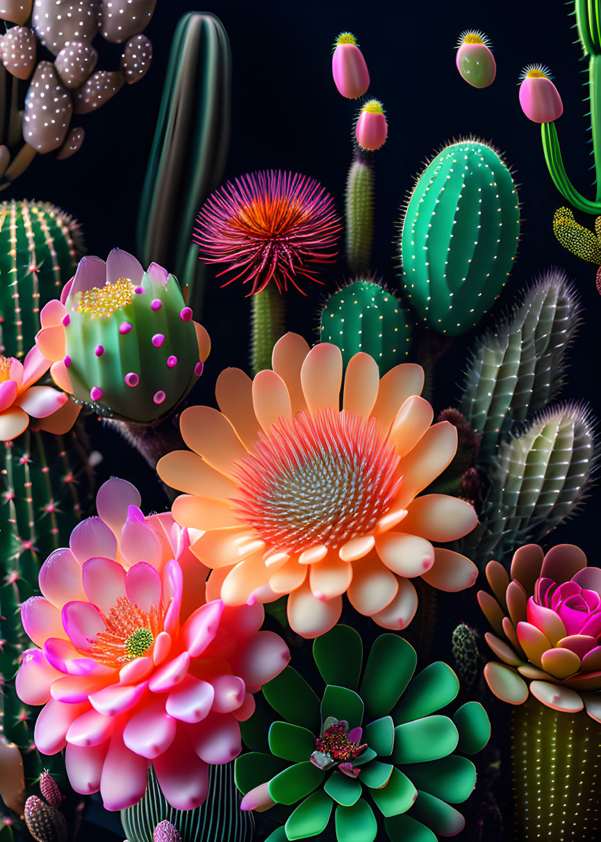 Cacti Flora 