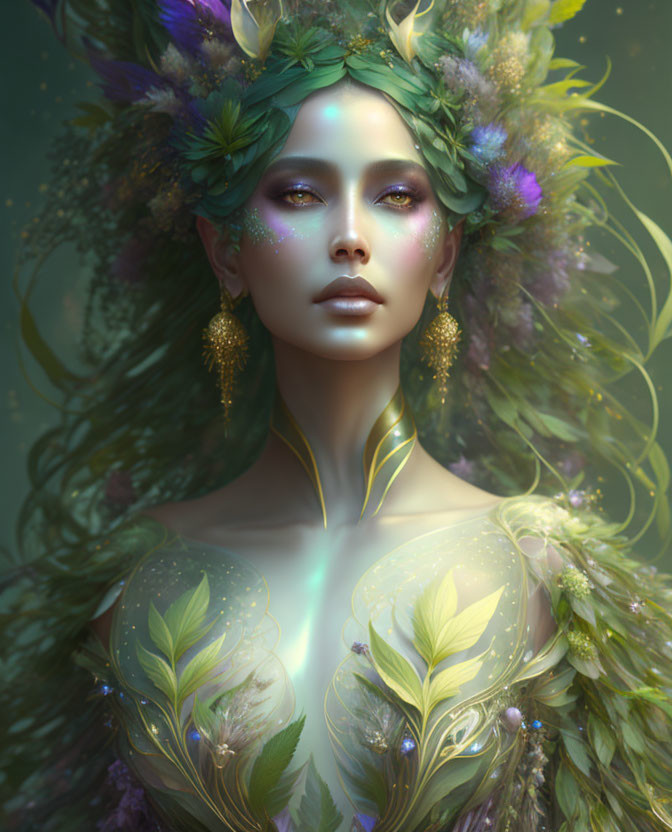 Maiden of the leaves 