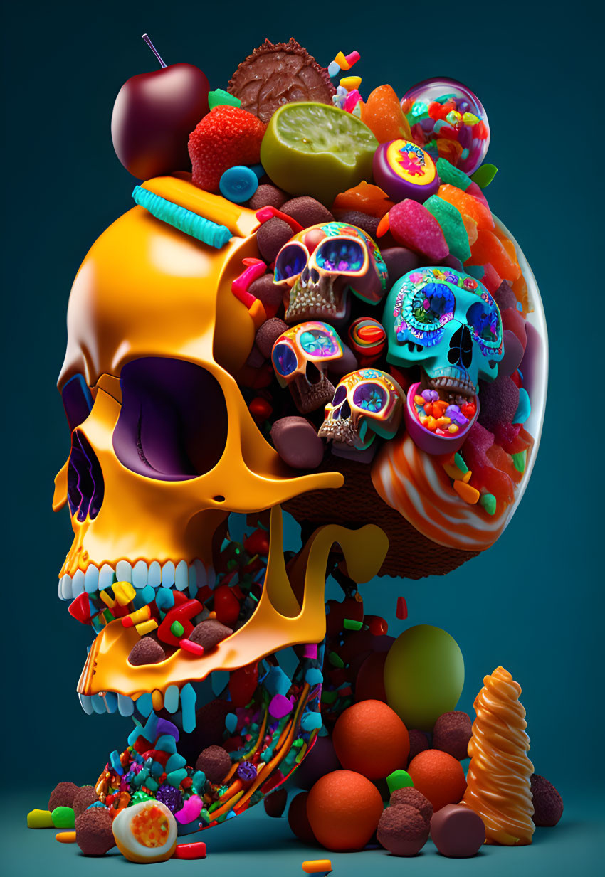 Skull colora