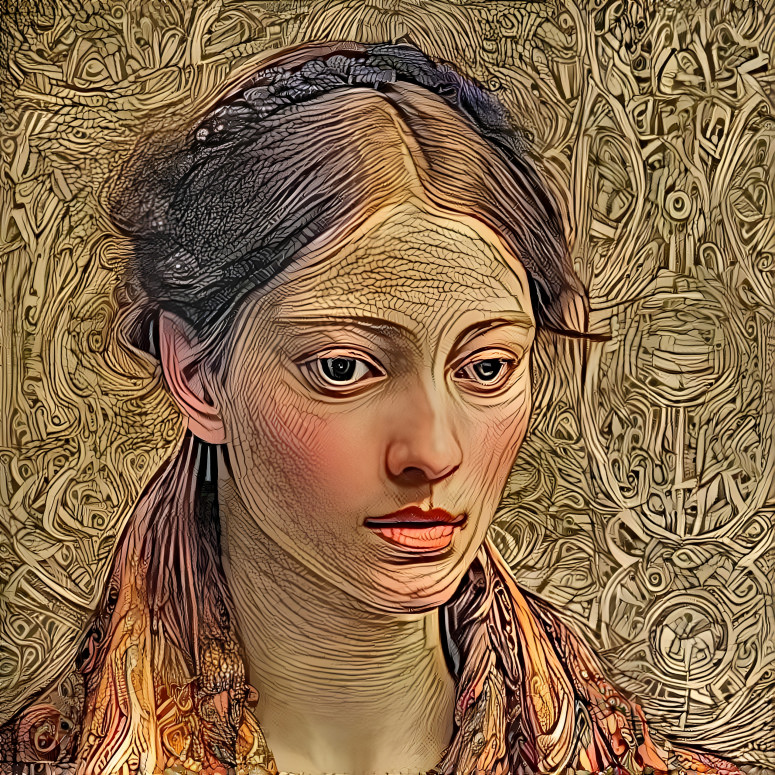 Woman with Scarf