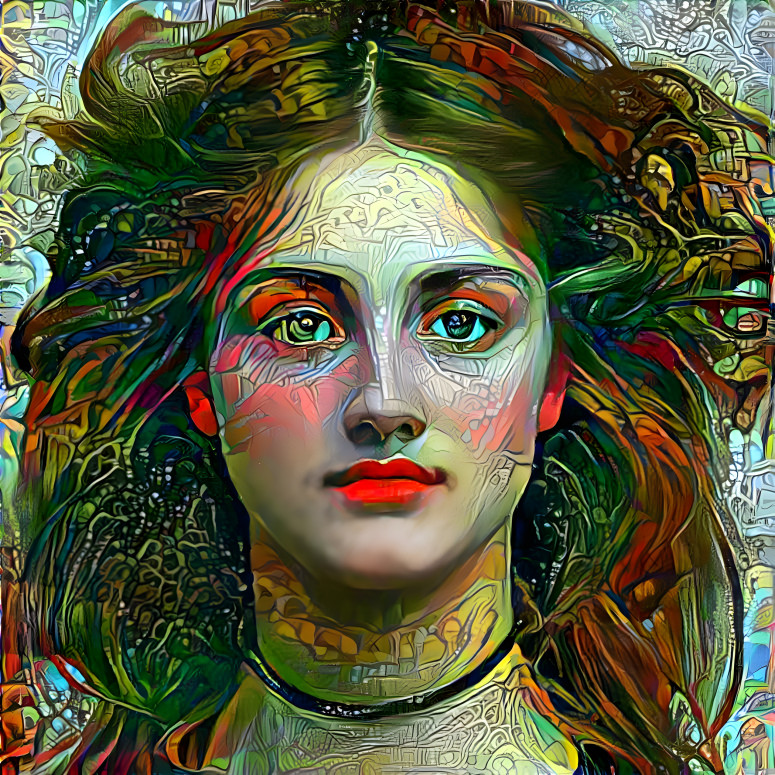 Pre-Raphaelite Woman 1