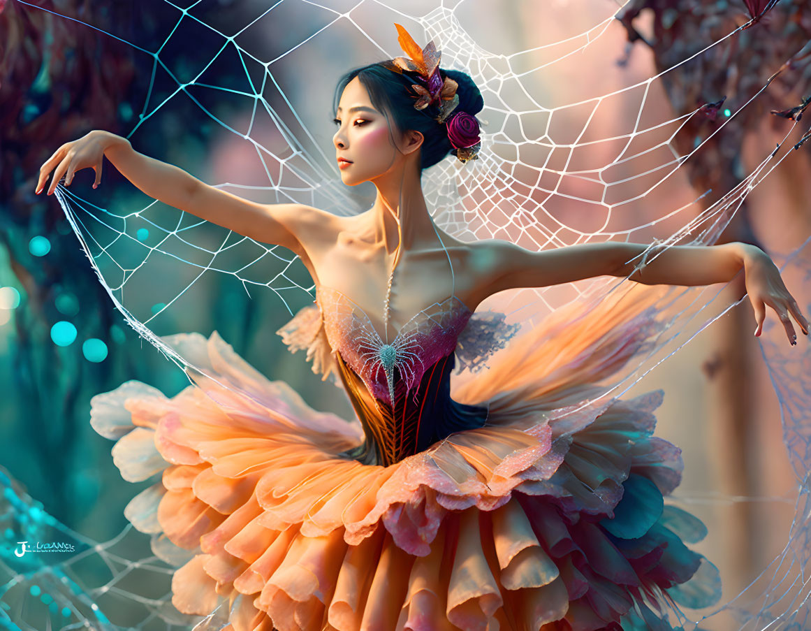 Spiderweb dance