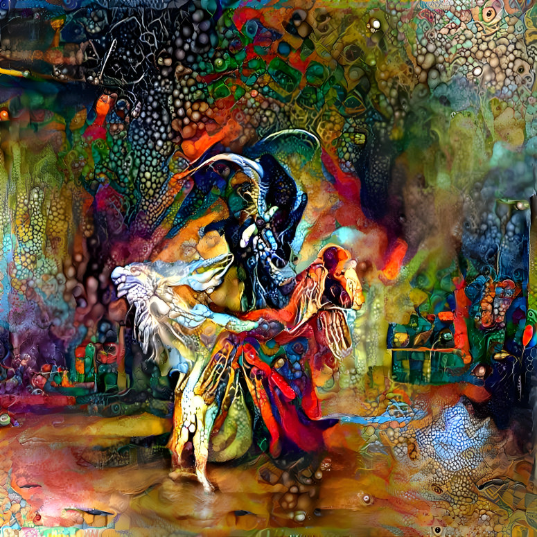 The Angel of Death dancing with the Devil