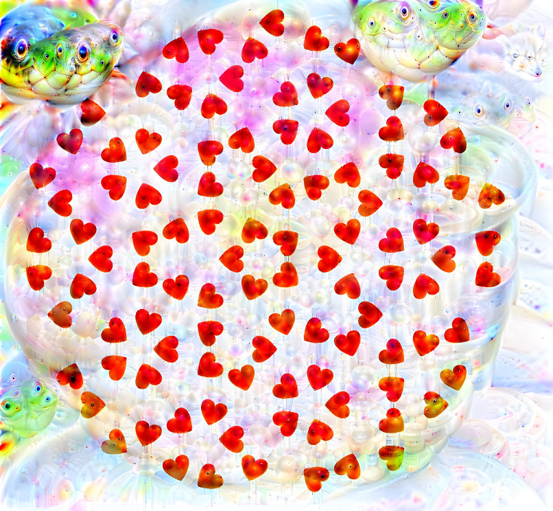 Dreaming deeper on a Penrose tiling of hearts