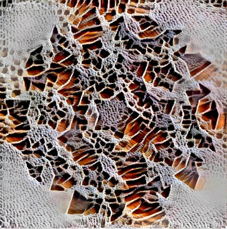 Penrose tile lace