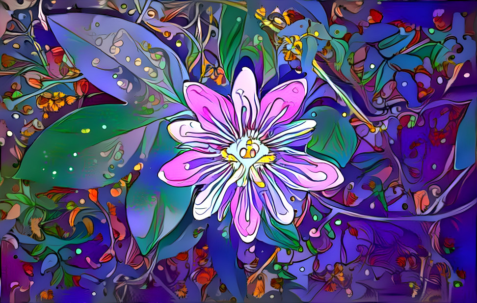 Passion flower (from original photo)