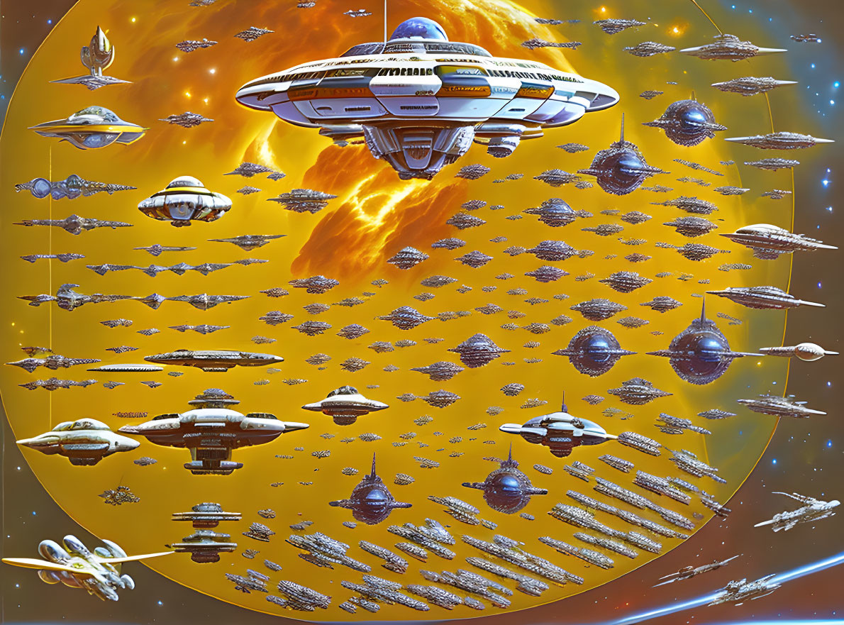 Space Fleet from Vegetable Soup
