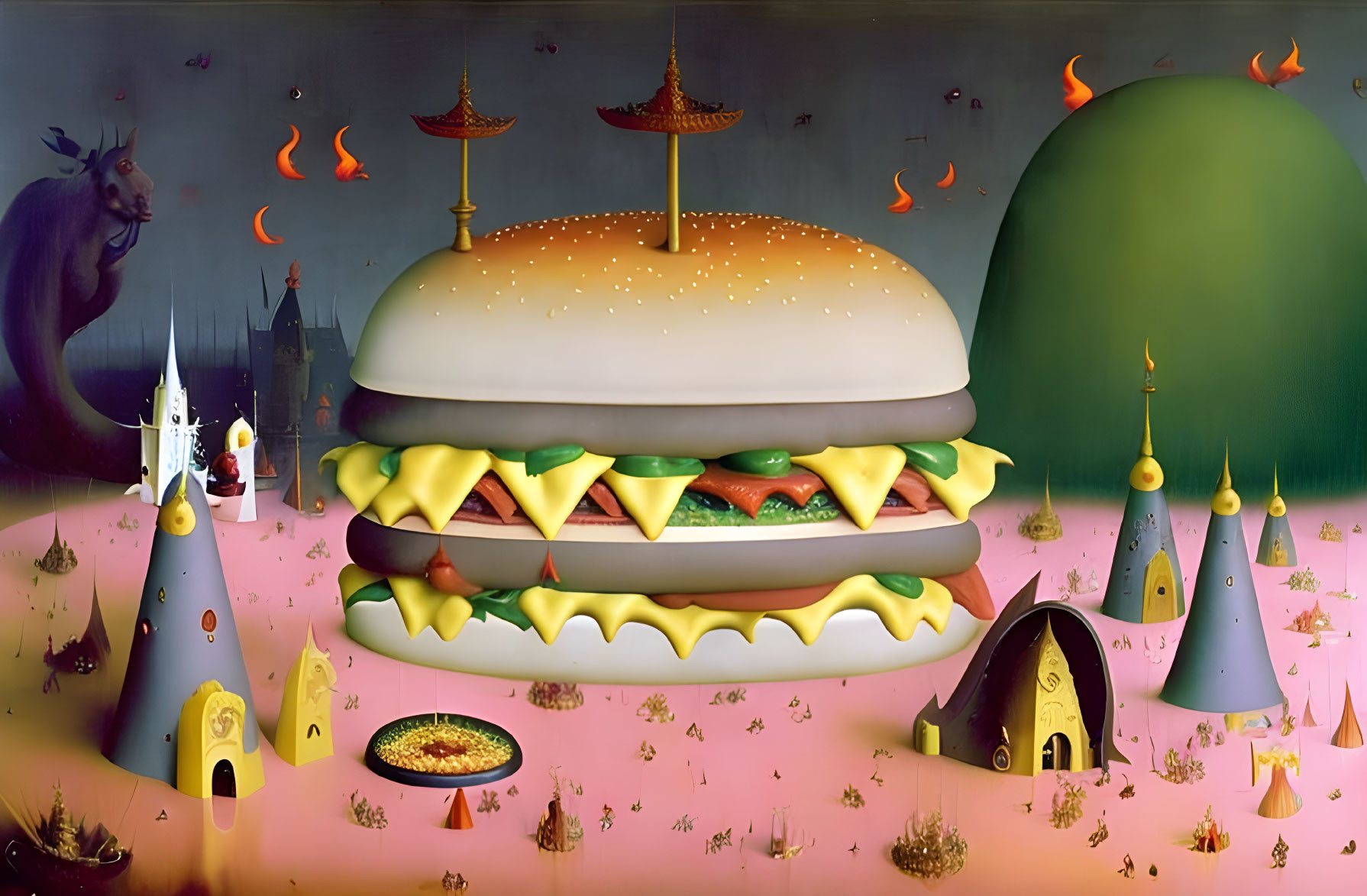 Cheeseburger in purgatory 