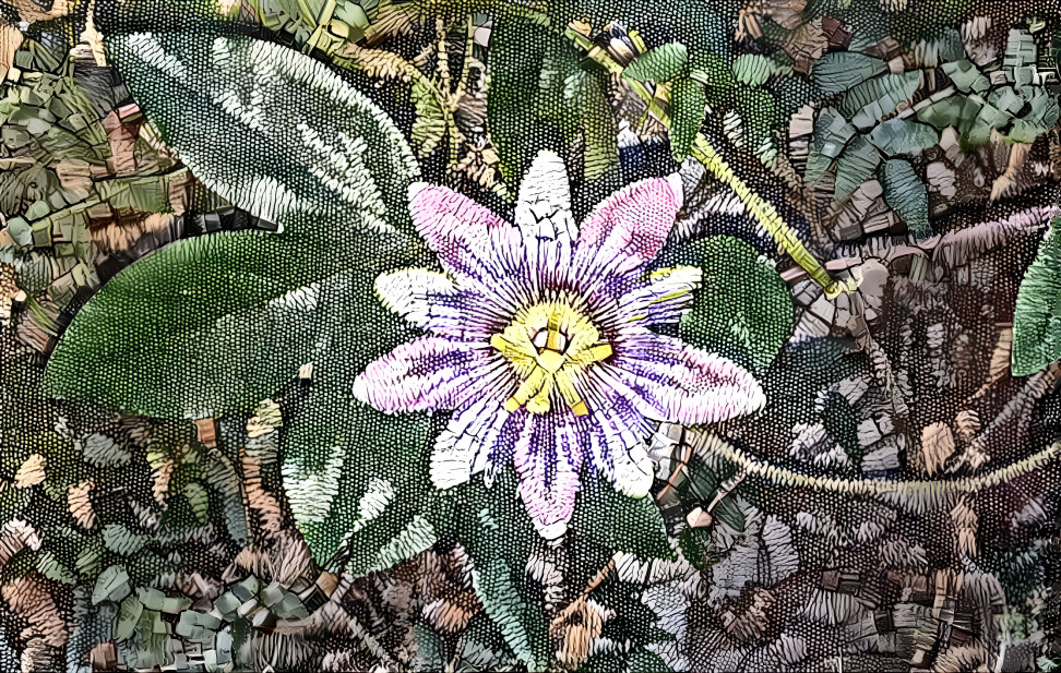 Passionflower embroidery (with colors preserved)