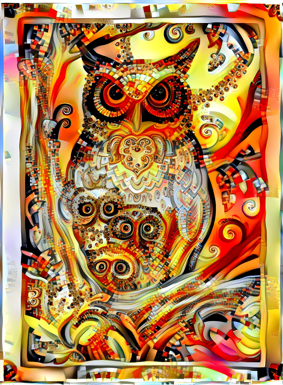 Fractal owl