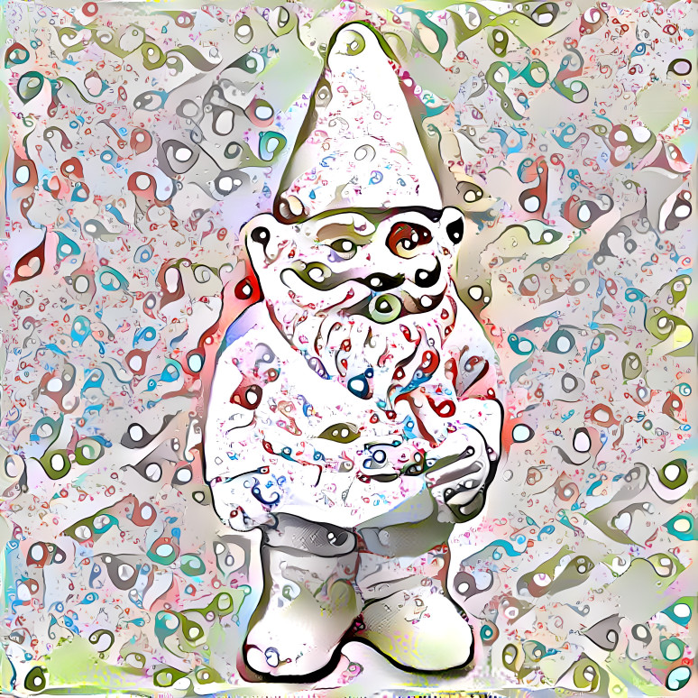 Gnome with random coloring