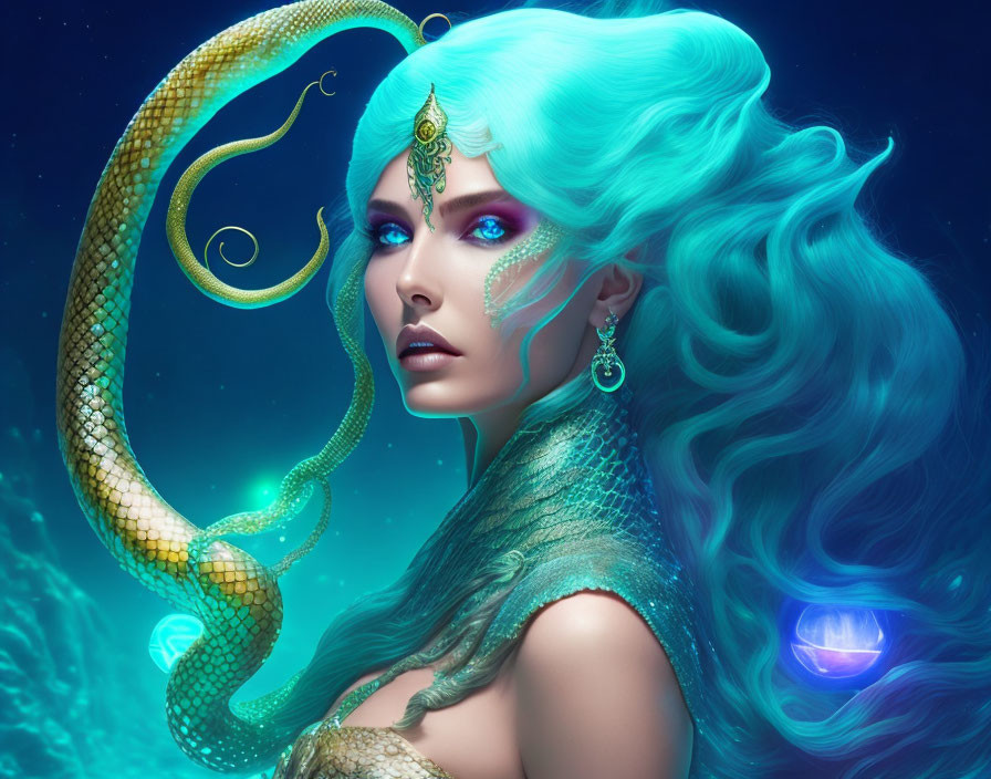Sea snake witch