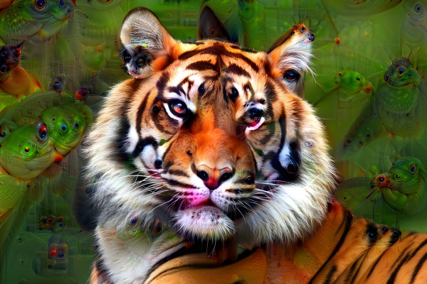 Lovely tiger  art