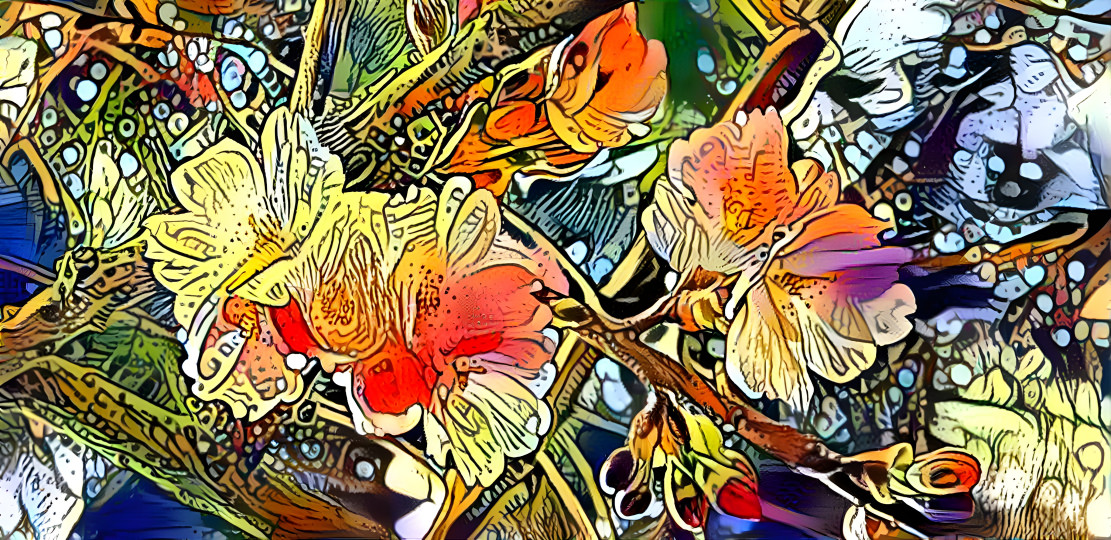 Stained Glass Blossoms