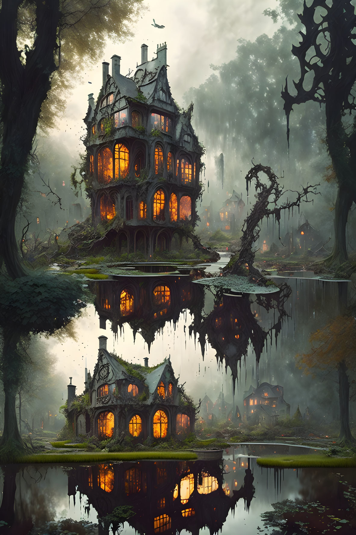 haunting house