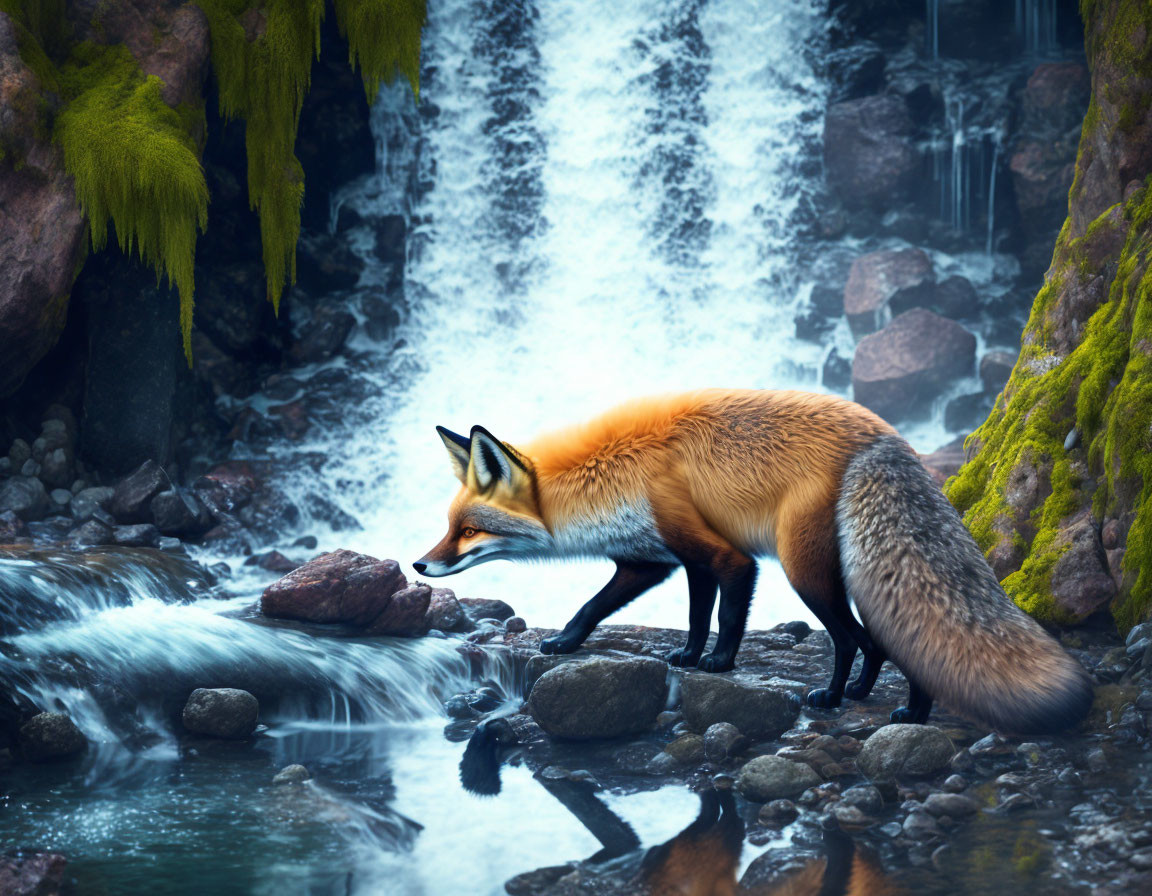 Fox att Waterfall