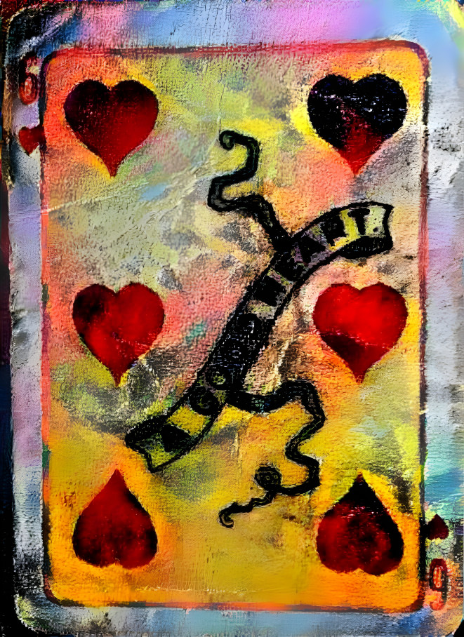 'Playing Card/Tarot Series' - 6 of Hearts