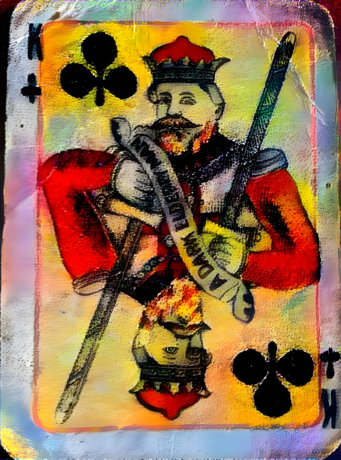 'Playing Card/Tarot Series' - King of Clubs