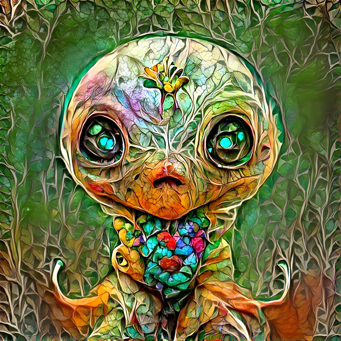 Fractalized Baby Alien