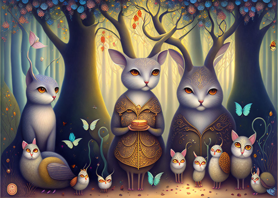 Forest fairy family