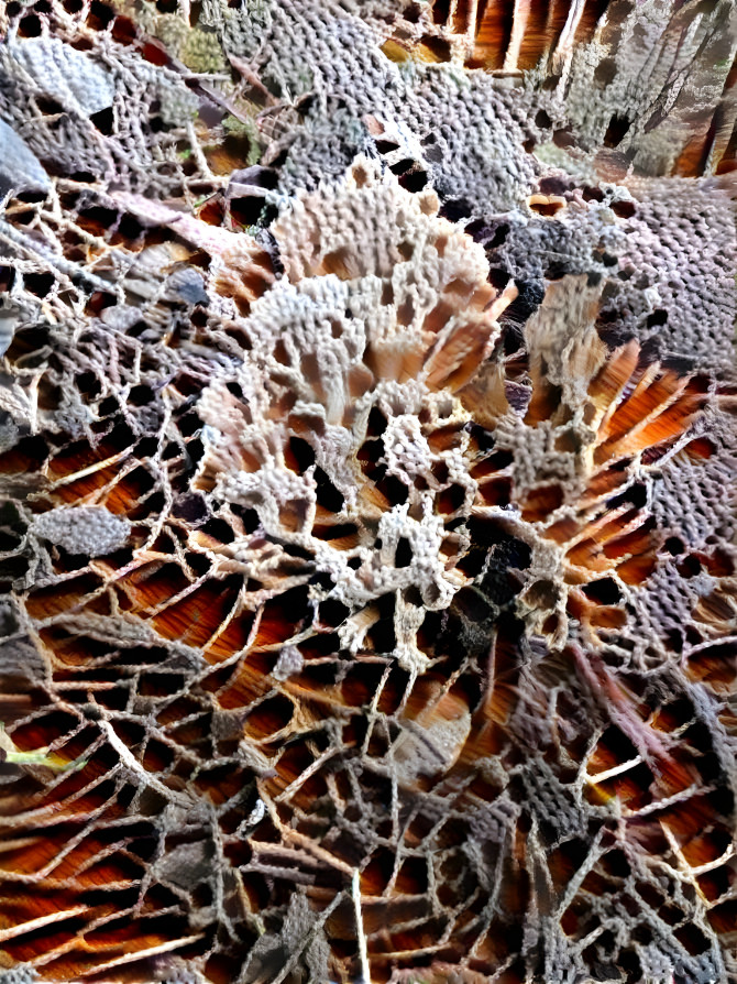 Mycelial lace