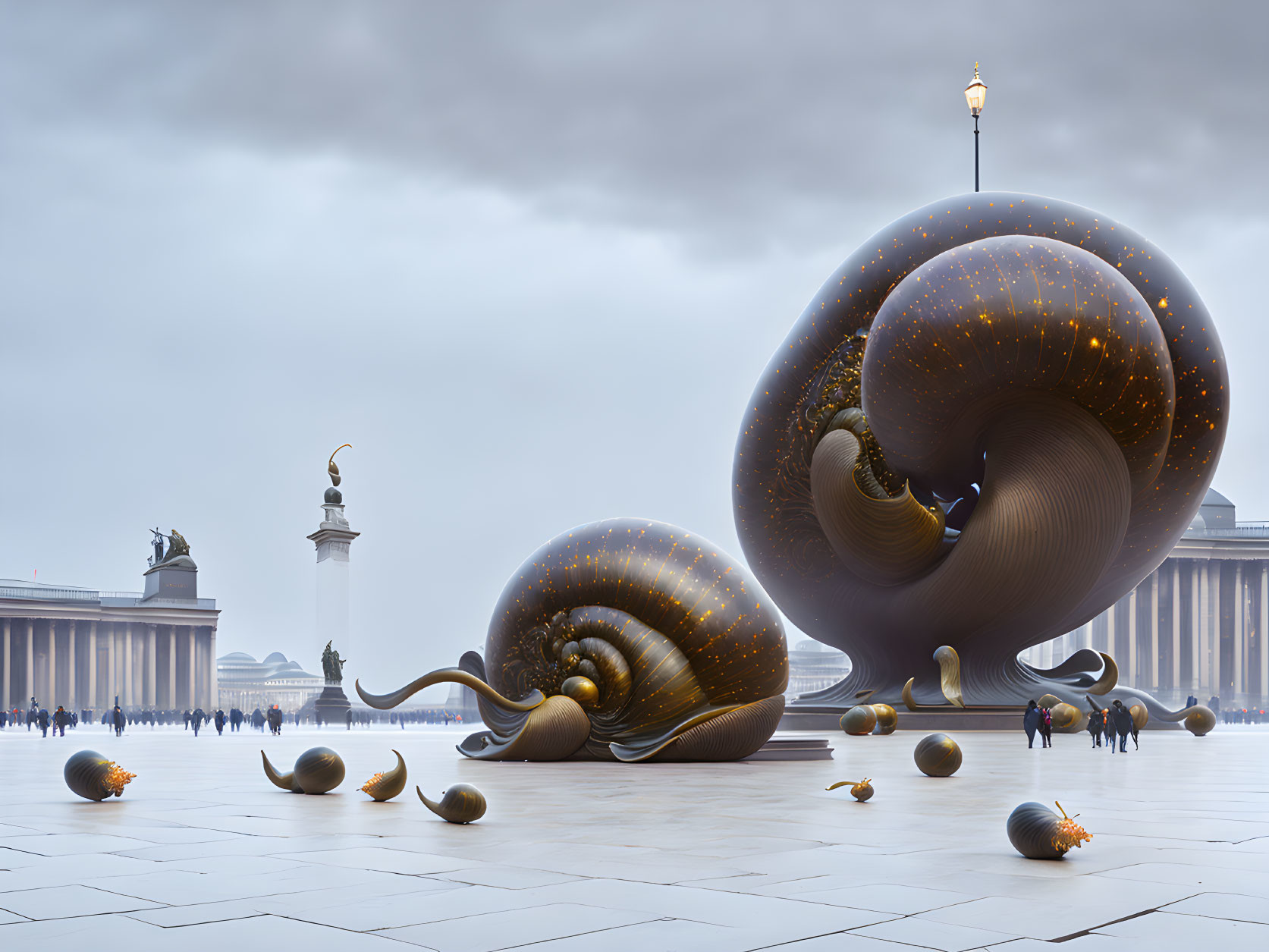 Snail Monuments 