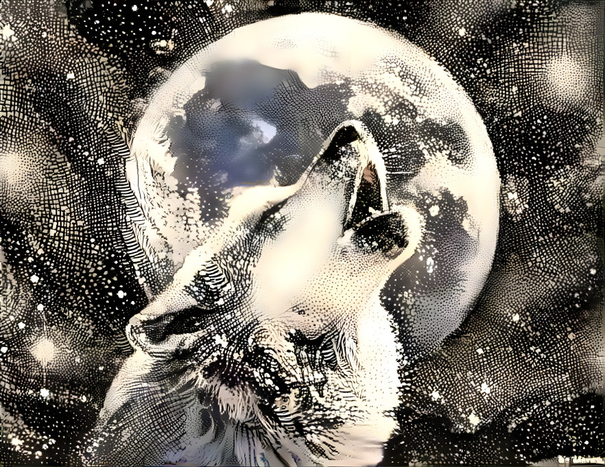 Sad wolf