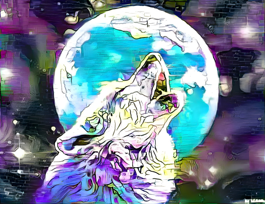 Mystical wolf