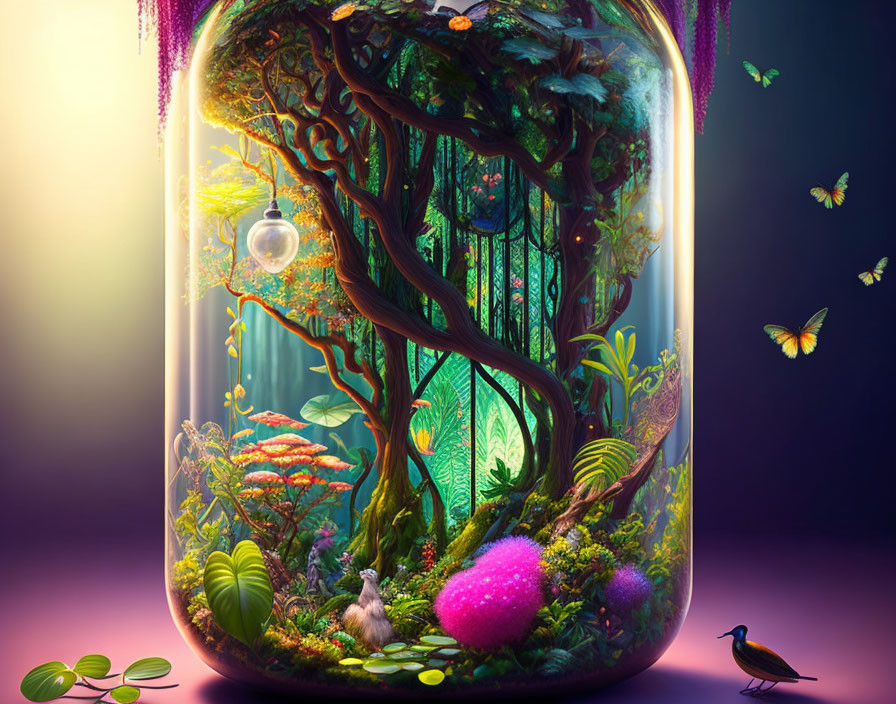 Jungle in jar